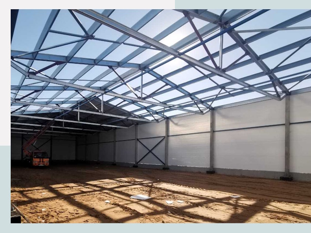 Строительство сенохранилищ в Дзержинске