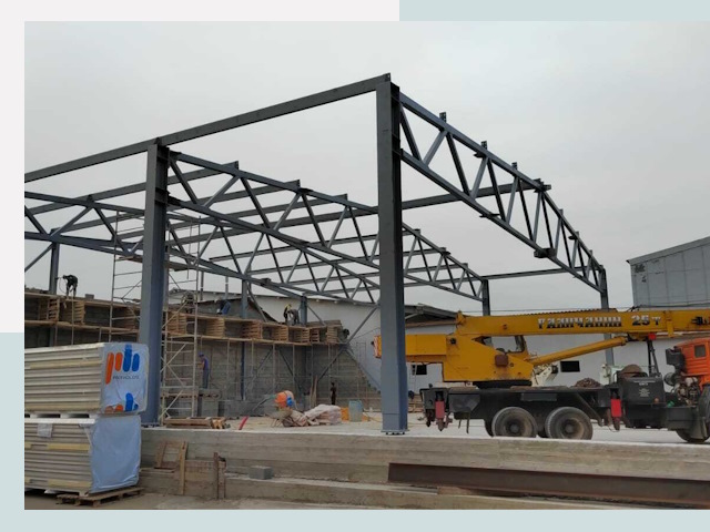 Строительство цехов в Дзержинске