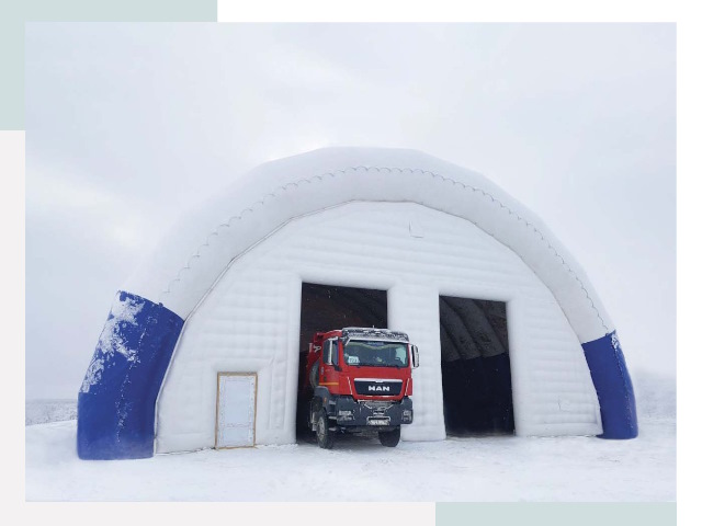 Мобильные ангары в Дзержинске