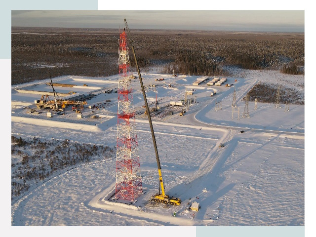 Мачты связи в Дзержинске