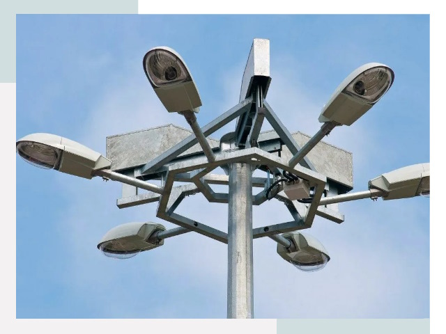 Монтаж осветительных мачт в Дзержинске