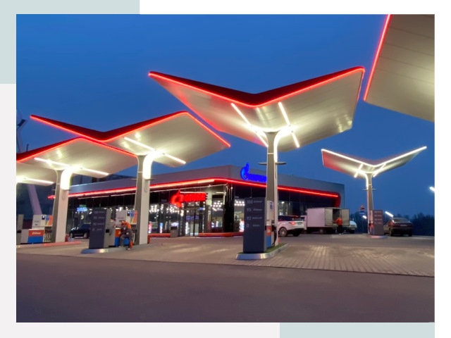 Навесы для АЗС в Дзержинске