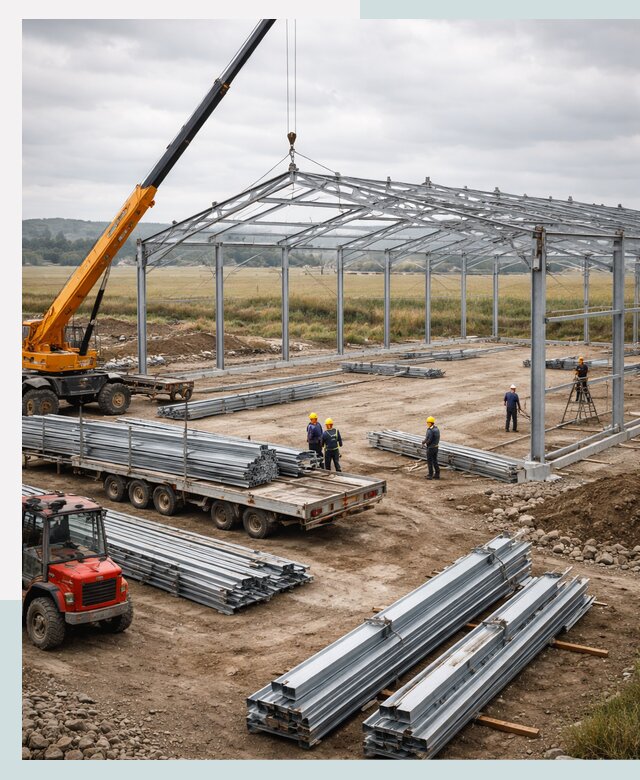 Строительство ангаров для сельхозтехники в Дзержинске под ключ