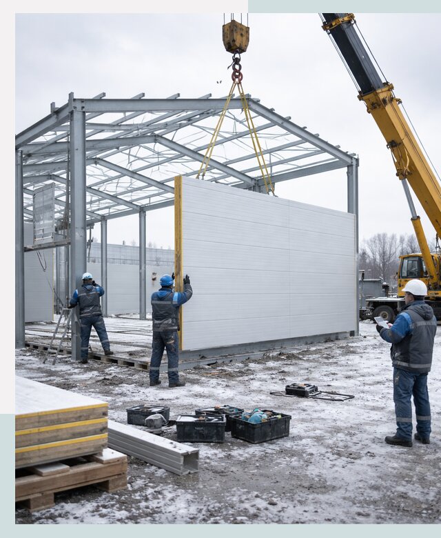 Строительство холодильных складов под ключ в Дзержинске