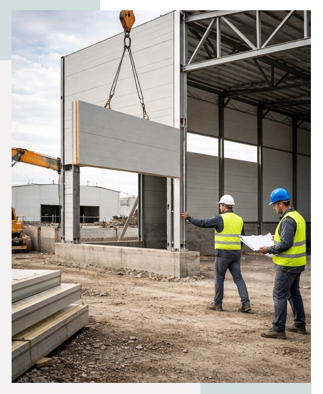 Склад из сэндвич панелей под ключ в Дзержинске от 9659 р. | СтальСтрой-Дзр