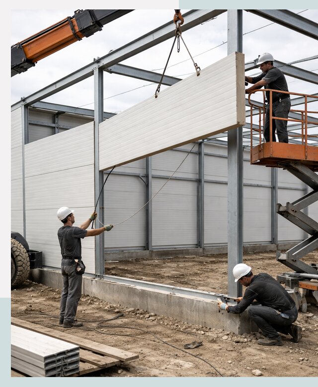 Строительство складов из сэндвич панелей в Дзержинске под ключ