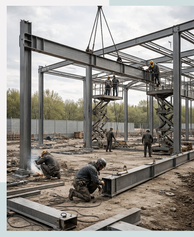 Строительство выставочных павильонов из металлоконструкций в Дзержинске