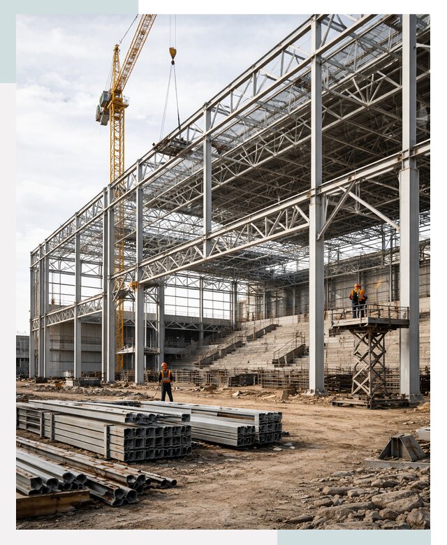 Строительство спортивных комплексов в Дзержинске от 30501 р. | СтальСтрой-Дзр