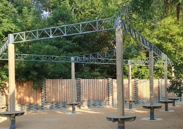 Терраса из металлоконструкций под ключ, проектирование, изготовление и монтаж от СтальСтрой-Дзр